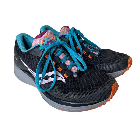 Saucony Canyon Trail Running Shoes Womens Size 7.5 - Picture 1 of 16
